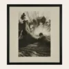 Evening Song original lithograph edition 4 of 75 signed American Tonalist nocturnal West 23 art gallery India